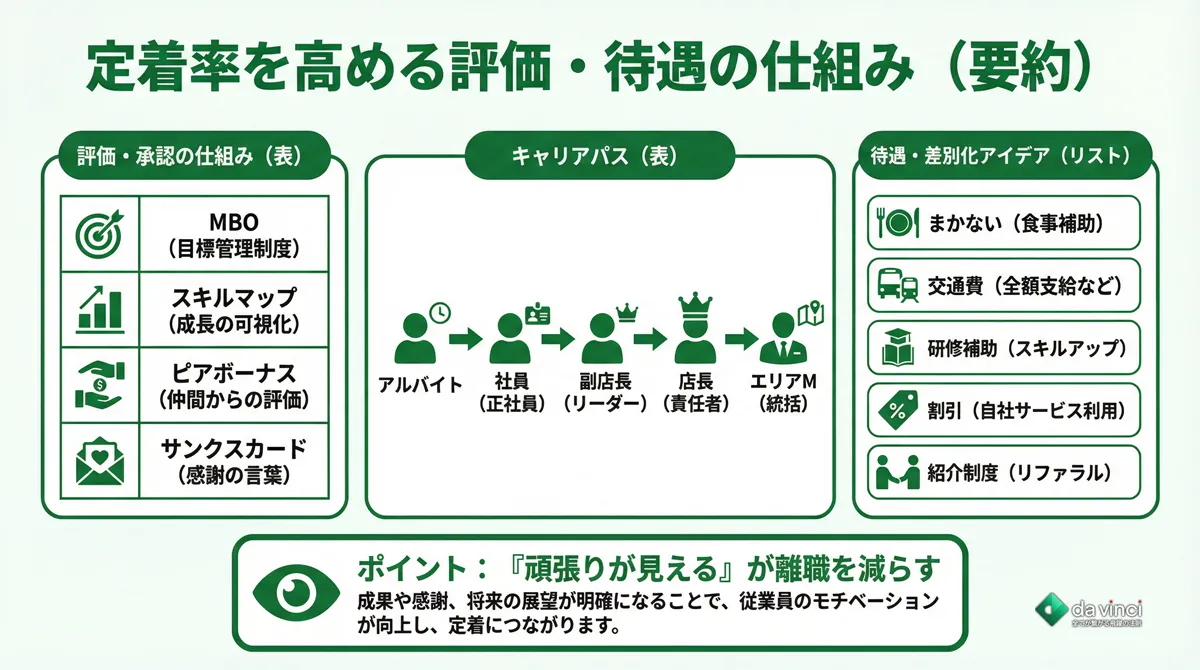 定着率を高める評価・待遇の仕組みづくり