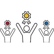 各役職ごとに明確な教育の基準が作成できます